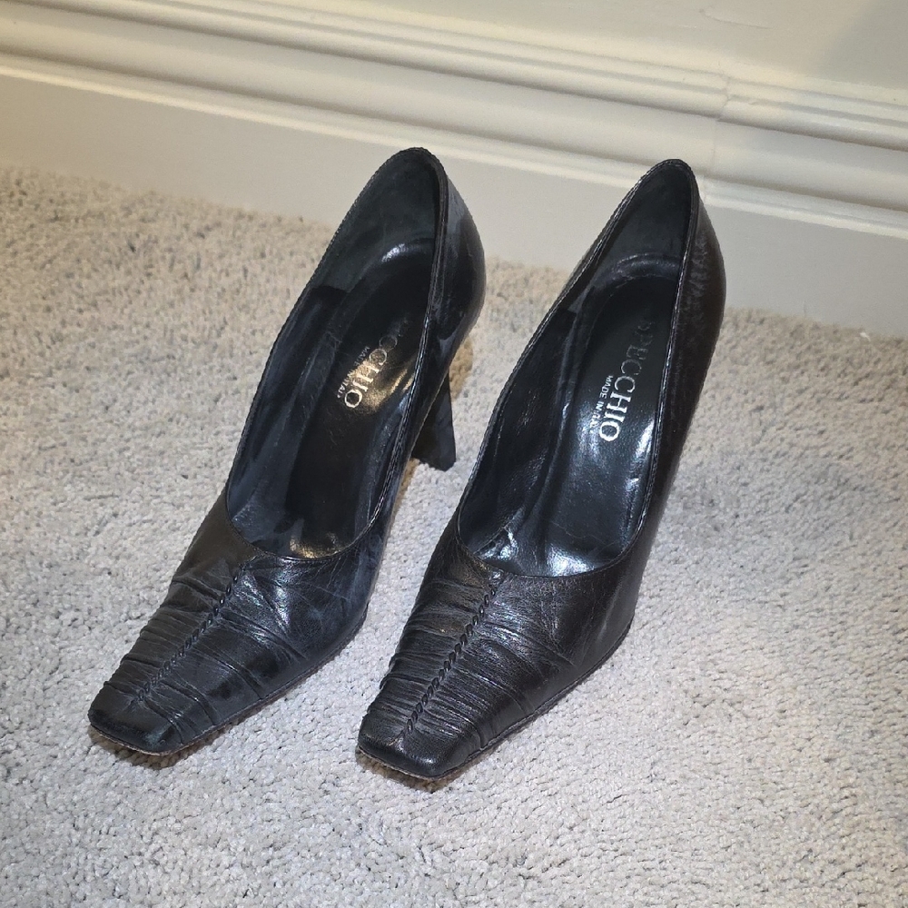 Specchio Elegant Black Heels